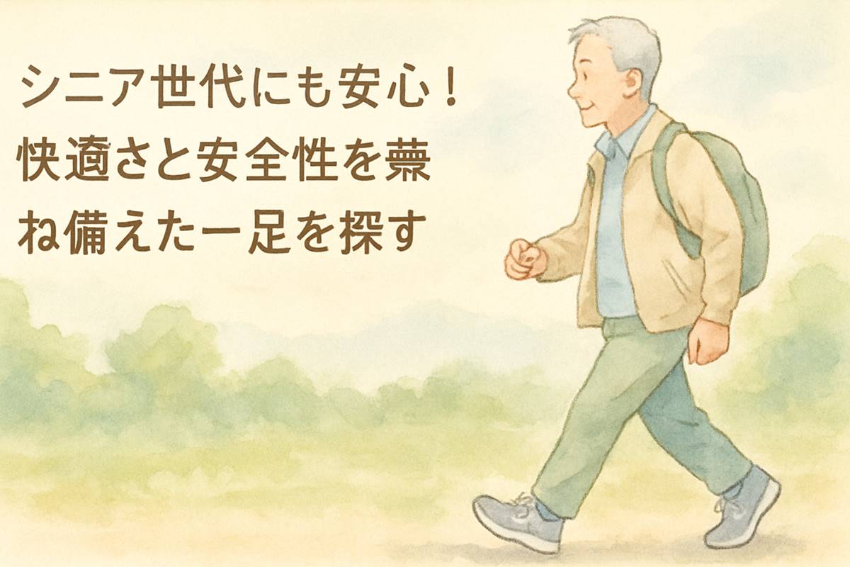 長時間歩いても疲れにくい ウォーキングシューズ